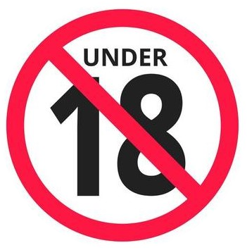 No under 18